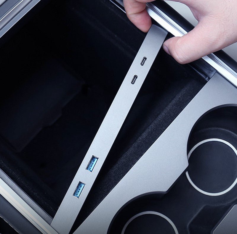 Center Console USB HUB Adapter for Model 3 Model Y 2021-2022 - acetesla