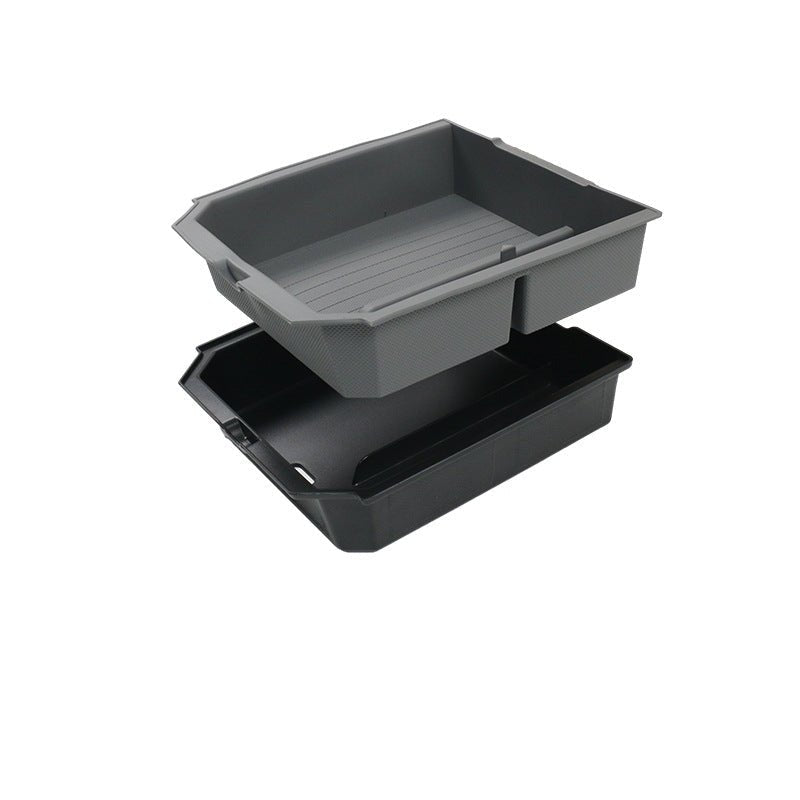 Center Front Storage Box Double-Layered for Tesla Model 3 Highland - acetesla