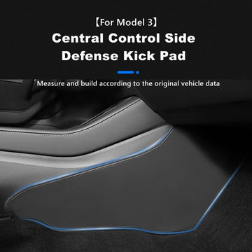 Central Control Side Defense Kick Pad passend für Tesla Model 3 2017–2023 