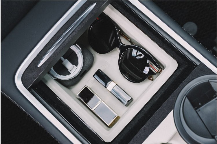 Tesla Model 3/Y Center Console Organizer | Sliding Storage Box