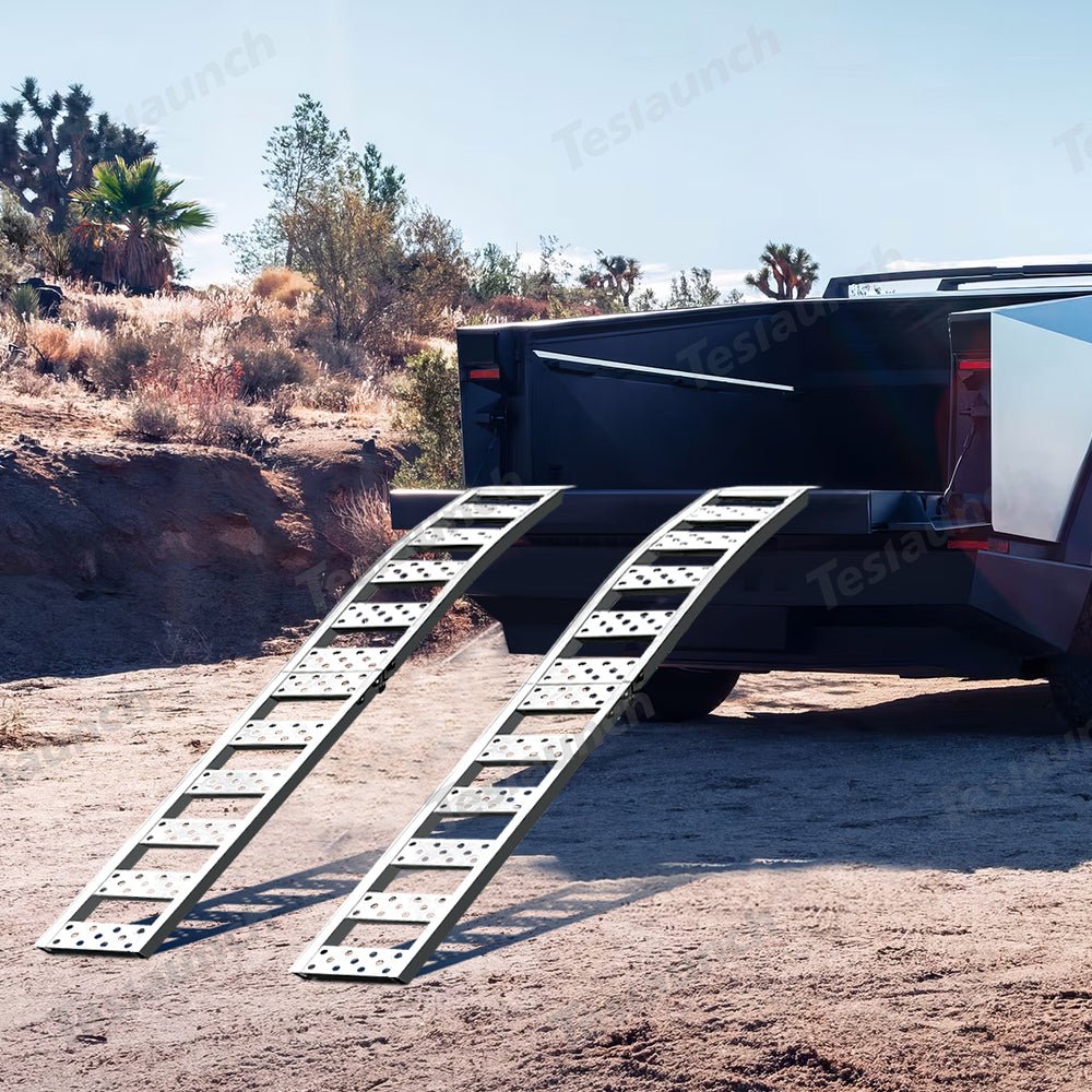 Cybertruck Folding Aluminum Loading Ramp | ATV UTV Truck Van