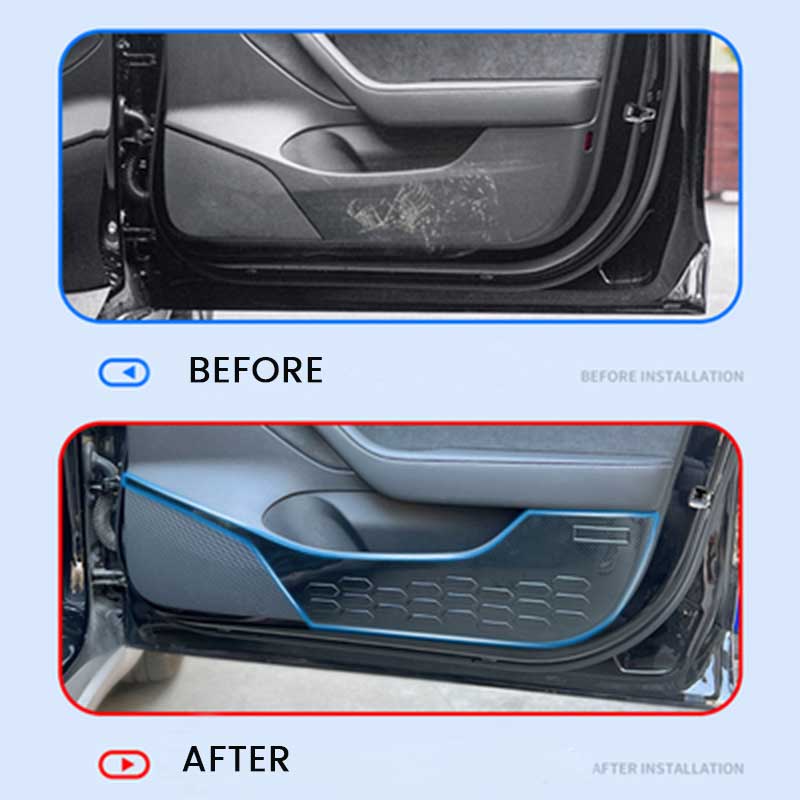 Door Panel Guard - Steel Protector Covers (4 PCS) for Tesla Model 3/Y - acetesla