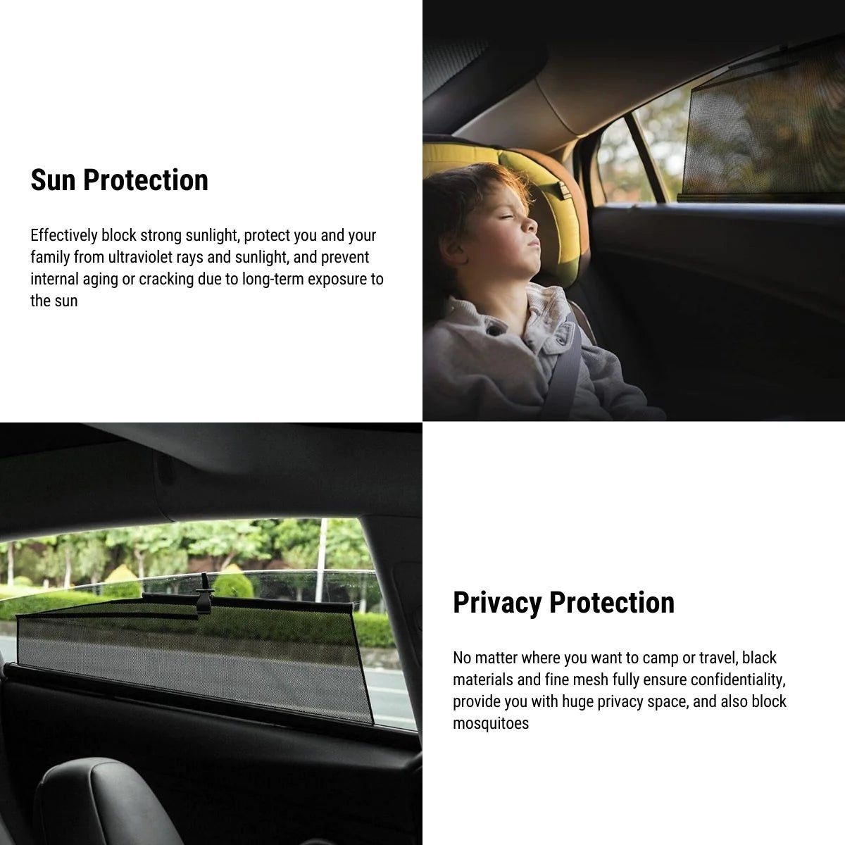 Door Window UV Protection Sunshade for Tesla Model 3 2017-2024 - acetesla