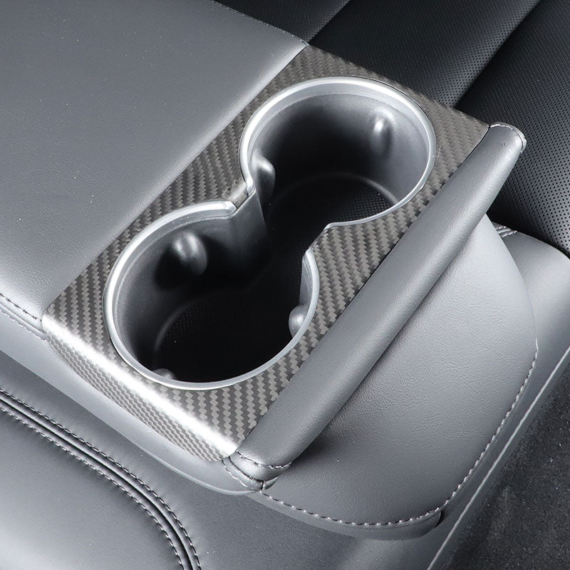 Dry Carbon Fibre Beverage Holder for Tesla Model 3 Highland - acetesla