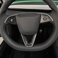 Dry Carbon Fibre Steering Wheel V-Cover for Tesla Model 3 Highland - acetesla