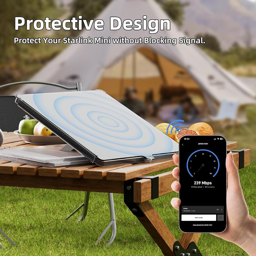 Durable PC Protective Case for Starlink Mini Dish - acetesla