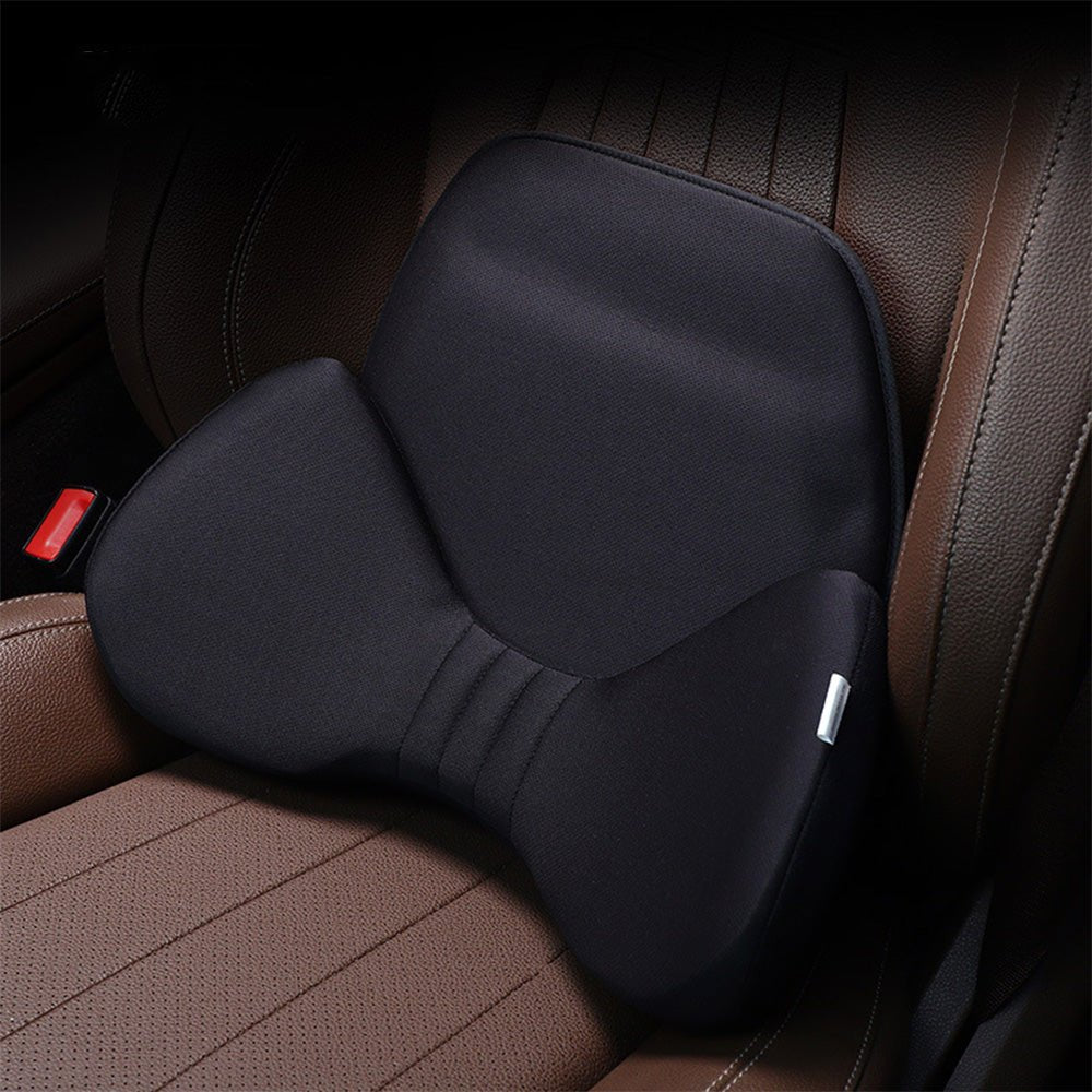 Ergonomic Ice Silk Breathable Lumbar Support Pillow - Fits All Cars - acetesla
