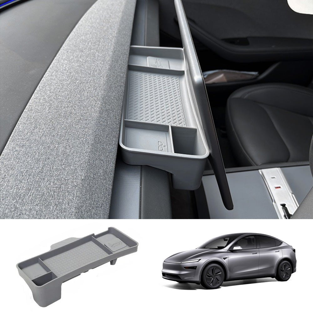 ETC Bracket Tray Dashboard Screen Rear Silicone Storage Box for Tesla Model Y Juniper 2025+ - acetesla