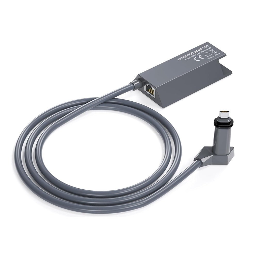 Ethernet Adapter for Starlink Standard Actuated Gen 2 – Wired Connection to RJ45 - acetesla