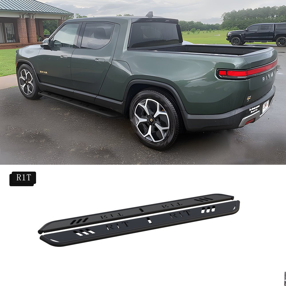 EVBASE R1T Running Boards Rivian Exterior Accessories Fixed Running Boards Rivian - acetesla