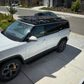 EVBASE Rivian R1T/R1S Roof Rack Rooftop Cargo Carrier Bolt-on Platform - acetesla