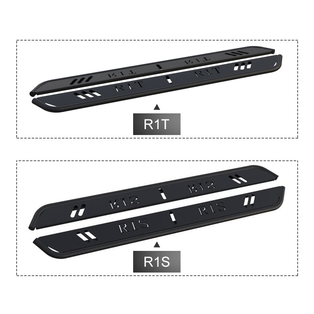 EVBASE RIVIAN R1T/R1S Running Board Side Steps Nerf Bars Rivian Exterior Accessories - acetesla