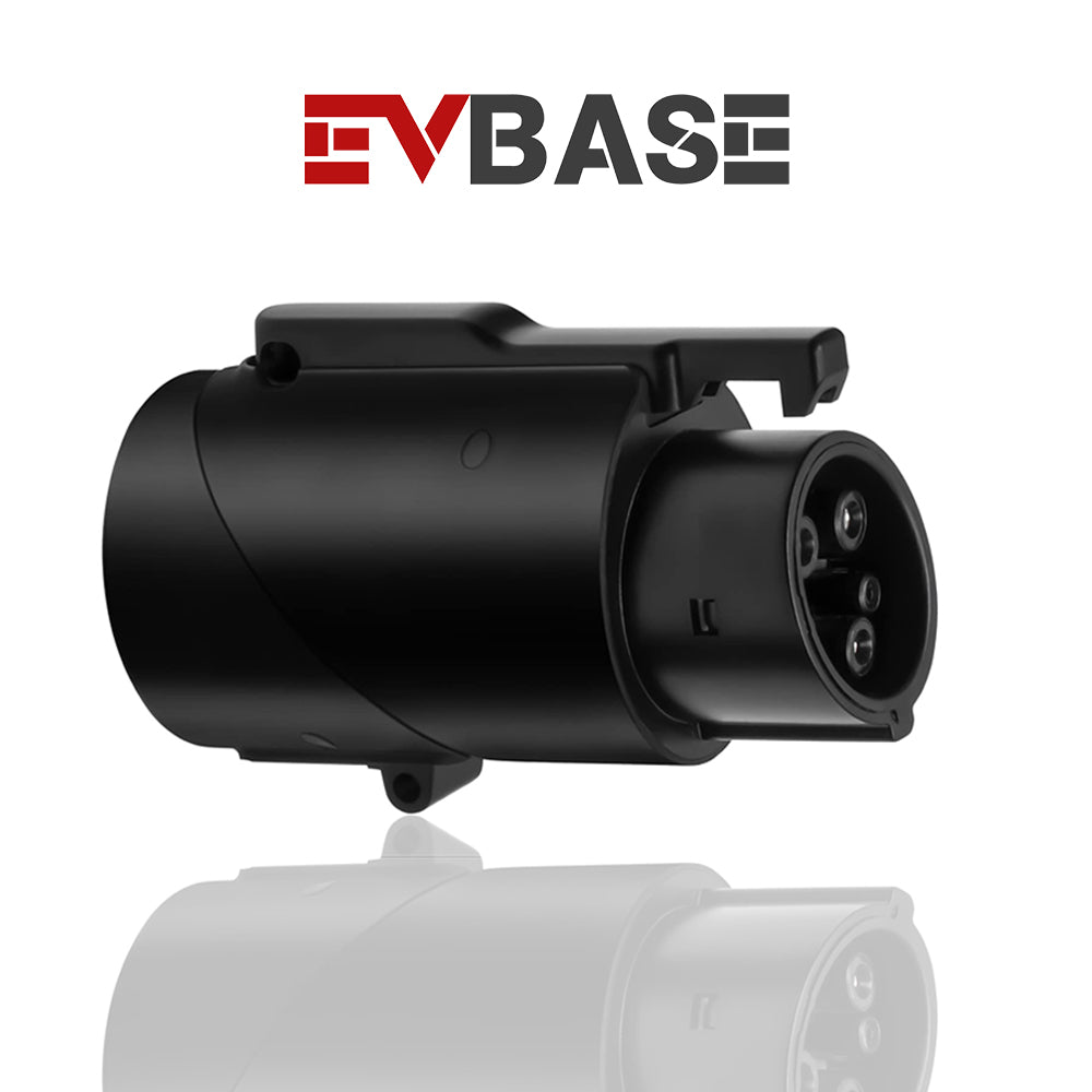 EVBASE Tesla to J1772 Charging Adapter 80A MAX/240VAC Compatible with Mobile and Wall Connector - acetesla