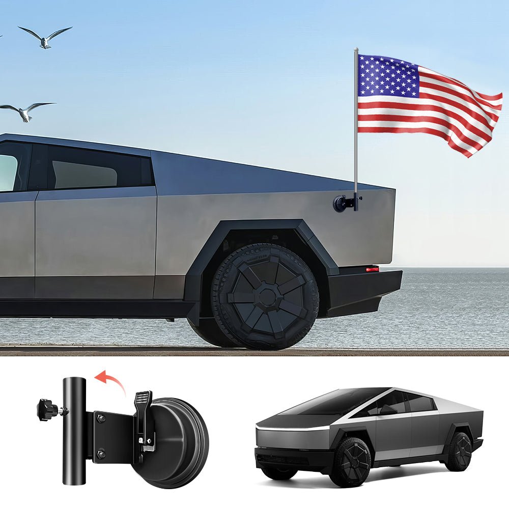 Flag Pole Holder for Tesla Cybertruck - acetesla
