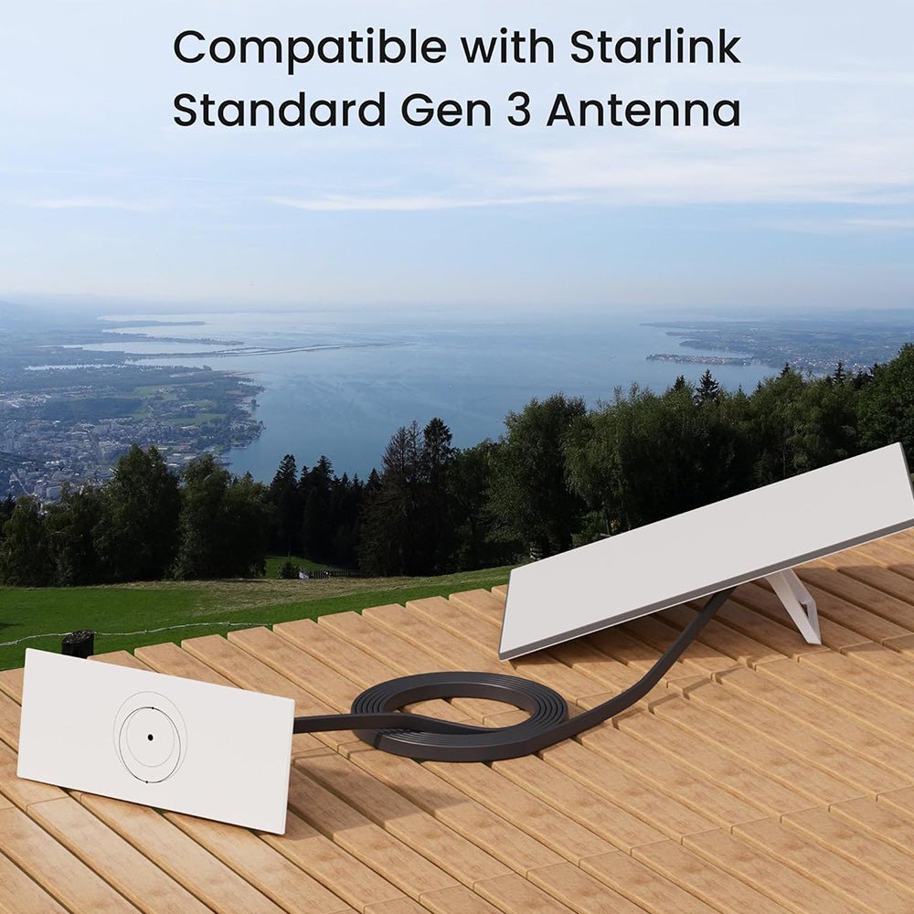 Flat Cord Extension Cable for Starlink Gen 3/Mini - acetesla