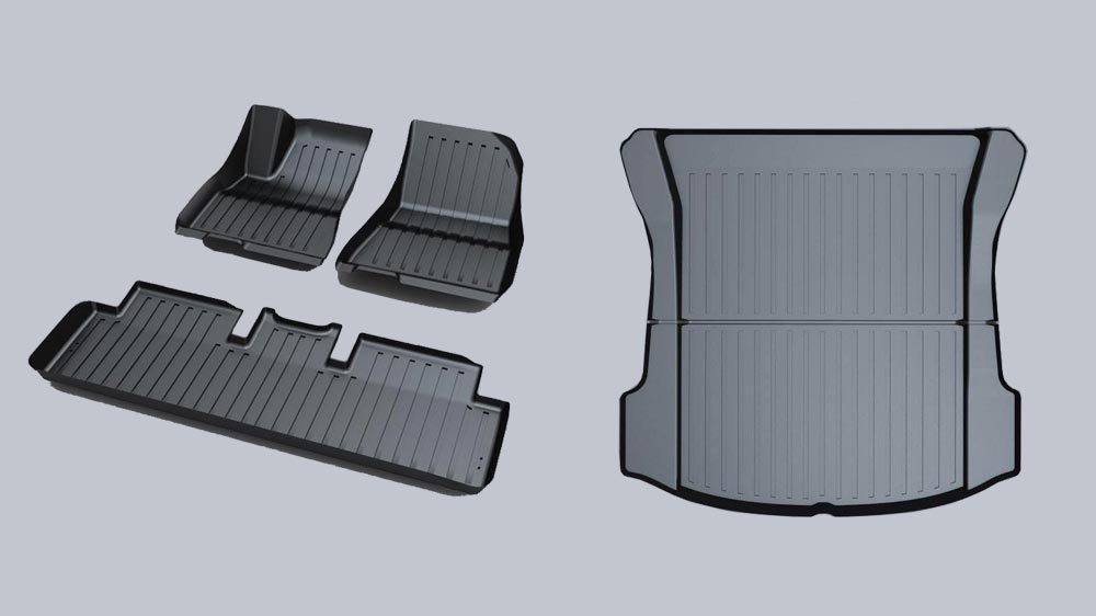 Floor Mats Interior Liners for Tesla Model 3 2021-2023 - acetesla