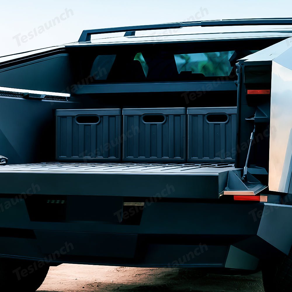 Foldable Vault Cargo Bins for Tesla Cybertruck - acetesla
