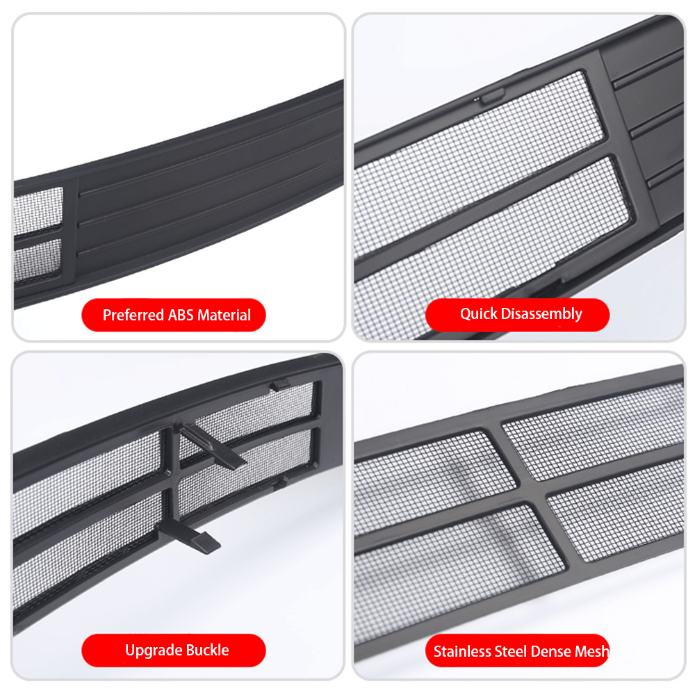 Front Bumper Radiator Mesh Grill Panel for Tesla Model 3 Highland 2024+ - acetesla