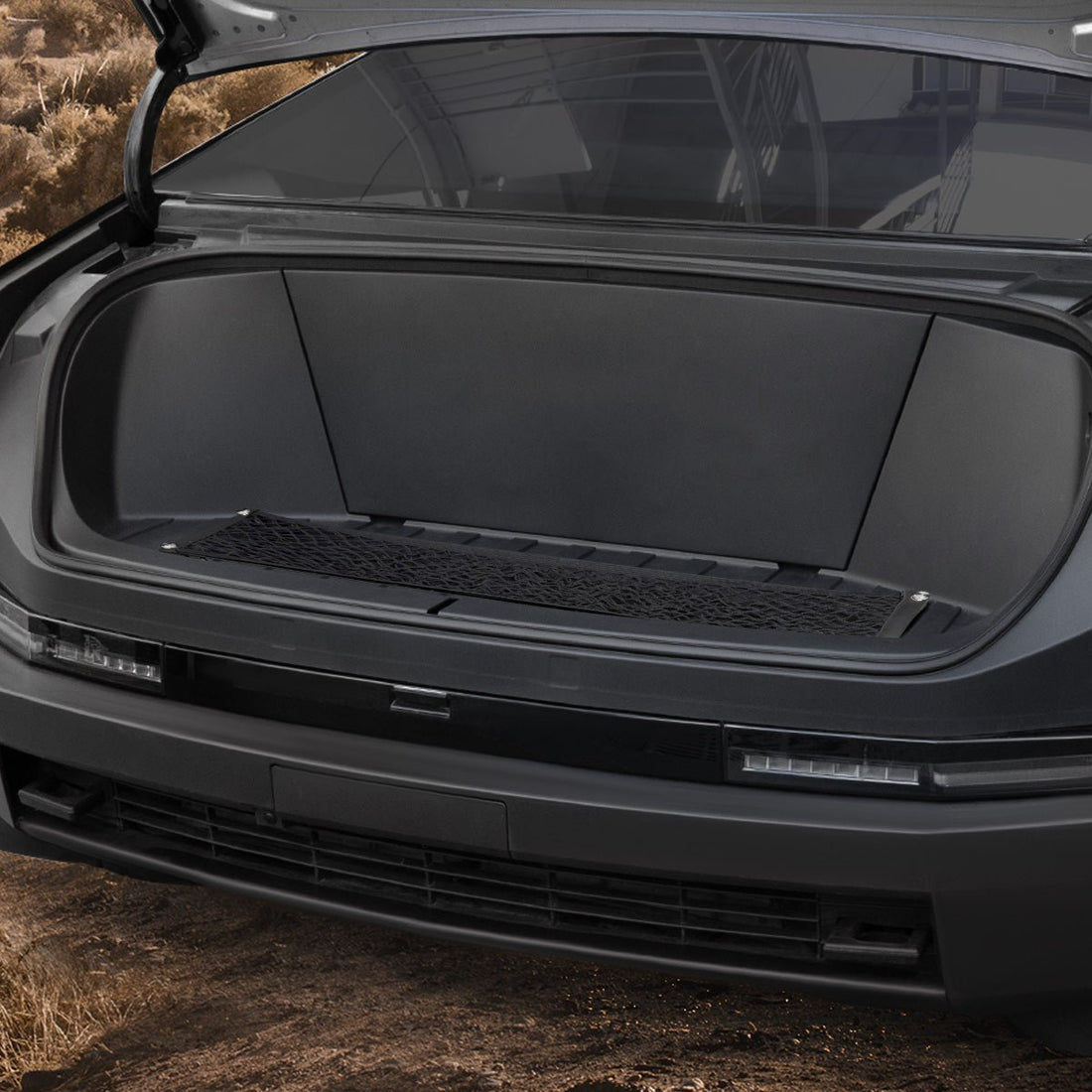 Front Trunk L - Track + Cargo Net for Cybertruck - acetesla