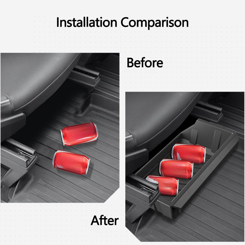 Front Under Seat Hidden Storage Box for Tesla Cybertruck - acetesla