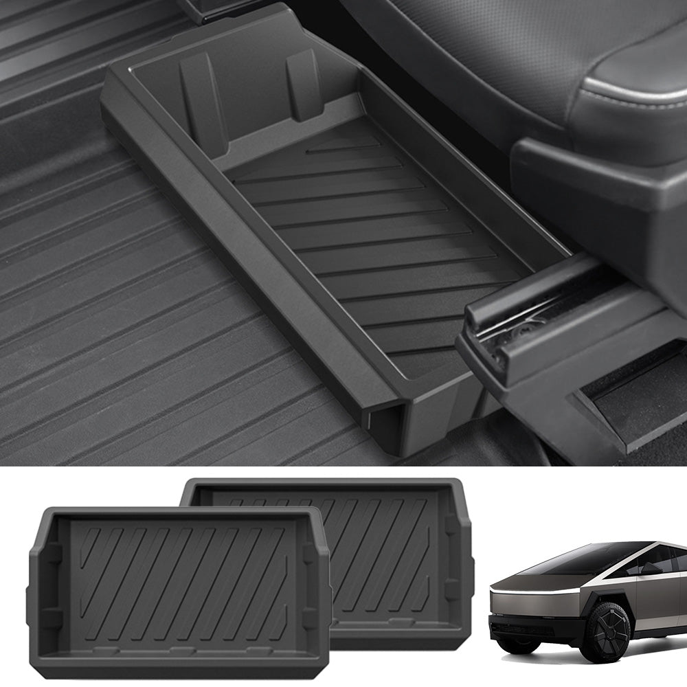 Front Under Seat Hidden Storage Box for Tesla Cybertruck - acetesla