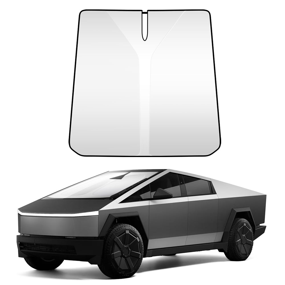 Front Windshield Sunshade Sun Visor for Tesla Cybertruck - acetesla
