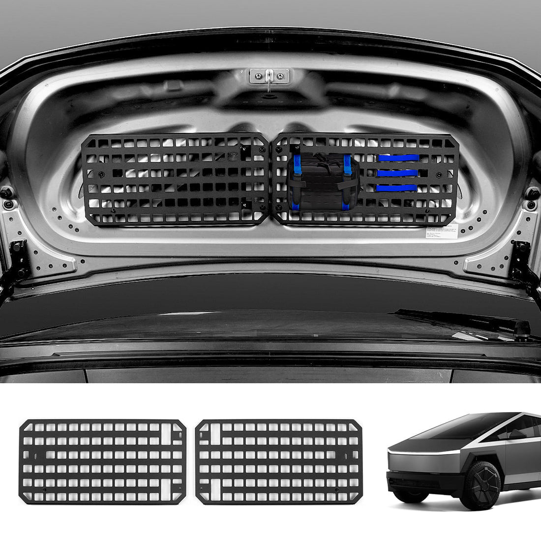 Frunk Molle Panels Organizer for Tesla Cybertruck - acetesla