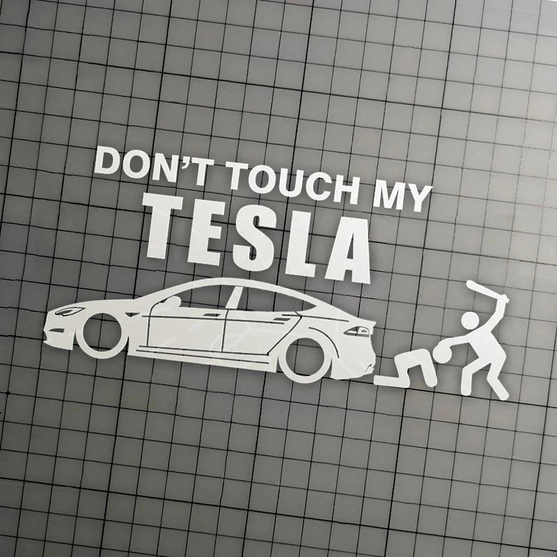Tesla Build Sticker Funny Tesla Stickers For Model 3 Highalnd/Y/X/S/Cybertruck