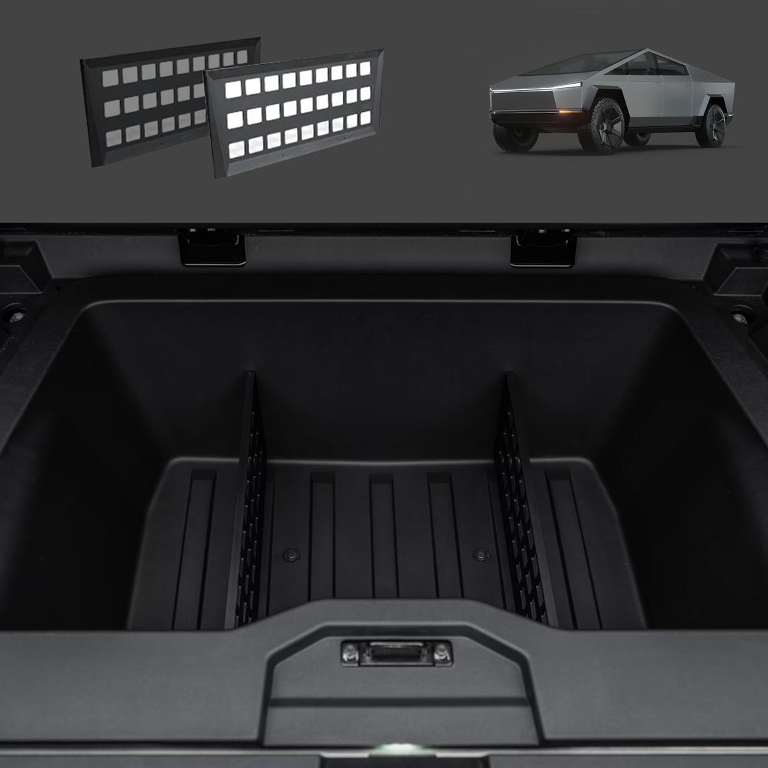 Gear Locker Dividers for Cybertruck (2 Pcs) - acetesla