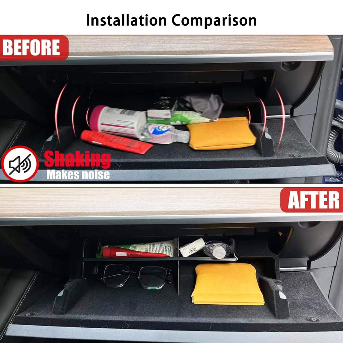 Glove Box Storage for Tesla Model 3 (2017 - 2023) - acetesla