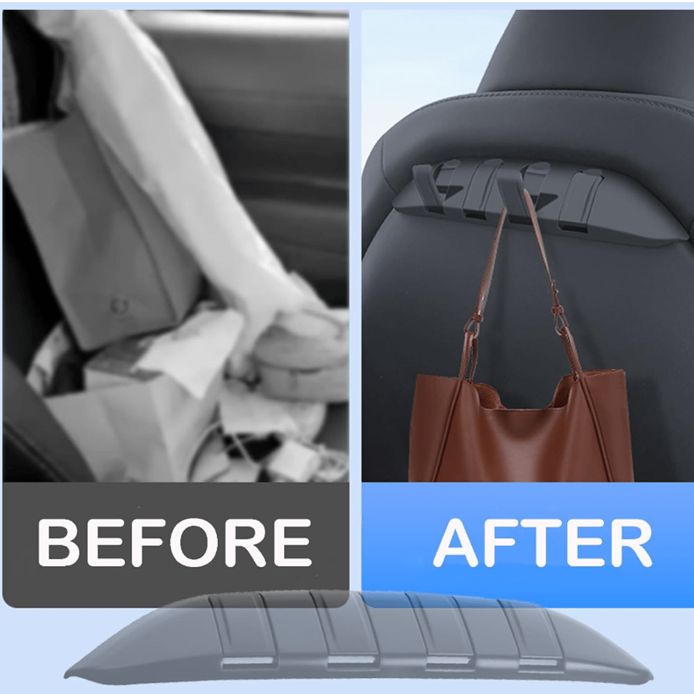 Hidden Foldable Seat Back Hook Bracket for Tesla Model 3/Y - acetesla