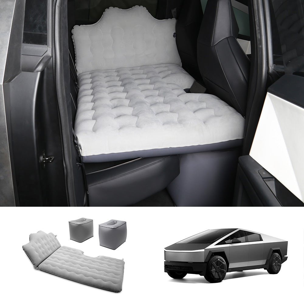 Inflatable Rear Seat Camping Air Mattress for Tesla Cybertruck - acetesla