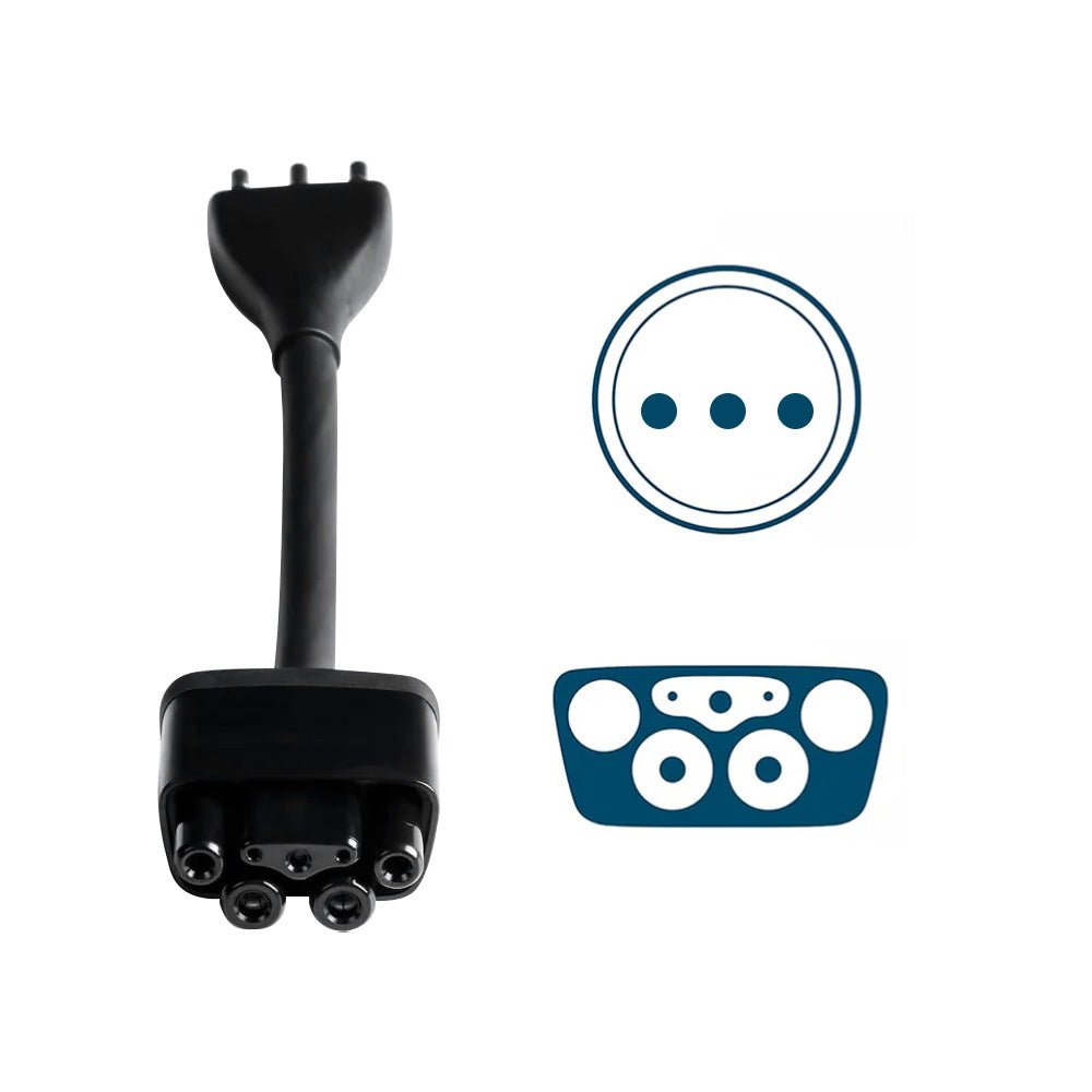 Italy Type L Adapter for Tesla Mobile Connector - acetesla