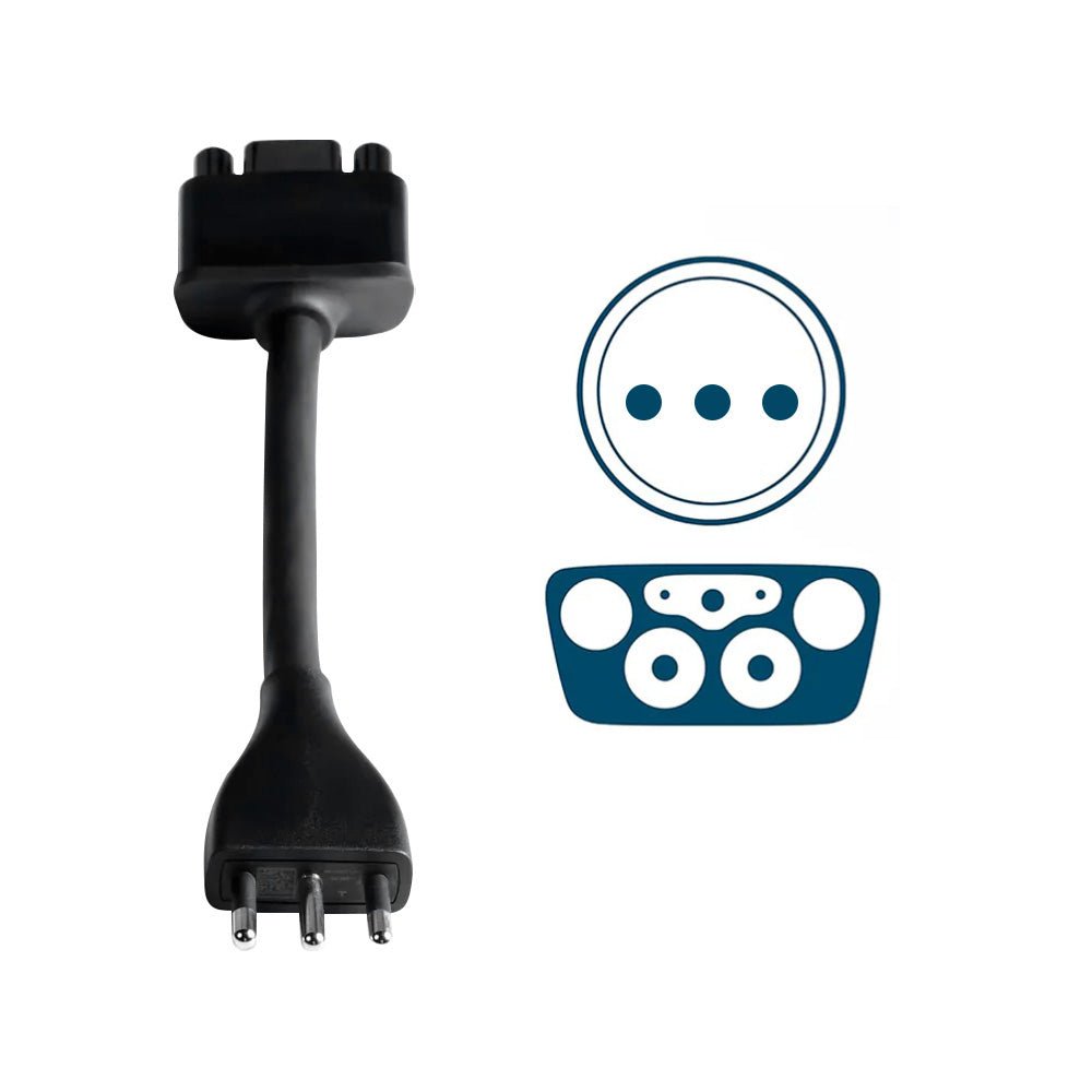 Italy Type L Adapter for Tesla Mobile Connector - acetesla