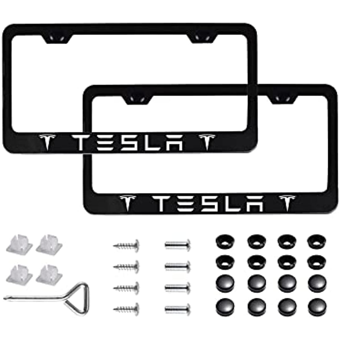 License Plate Frame Fit for Tesla Model 3/Y/S/X 2Pack US - acetesla