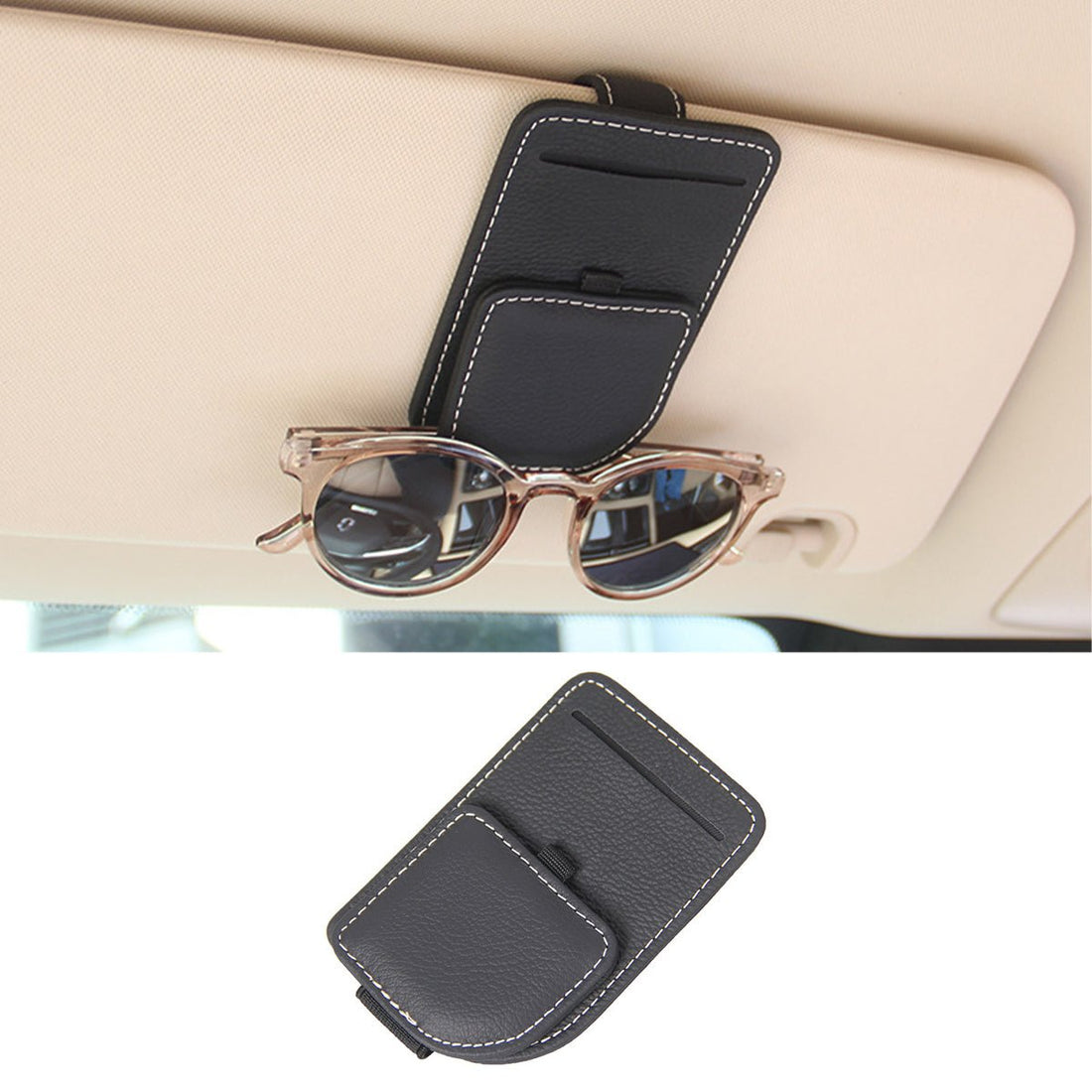 Magnetic Multi - Functional Glasses & Card Clip for Tesla Model 3/Y/S/X/CT - acetesla