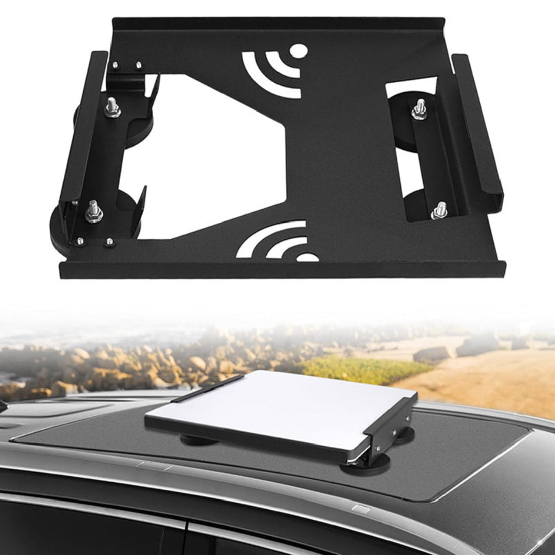 Magnetic Quick - Release Car Roof Mount for Starlink Mini - acetesla