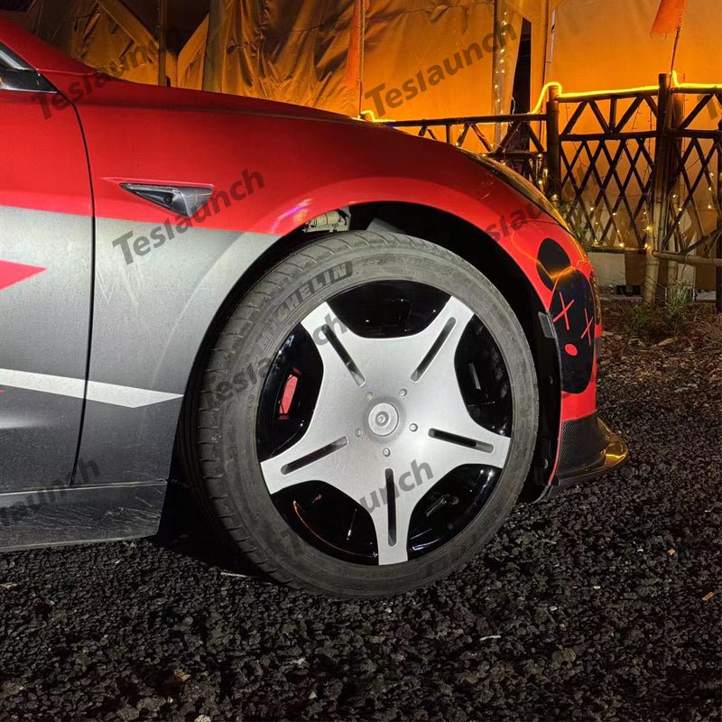 Maybach Style Wheel Hubcap For Tesla Model 3 2017 - 2023.09 18'' Wheels (4PCS) - acetesla