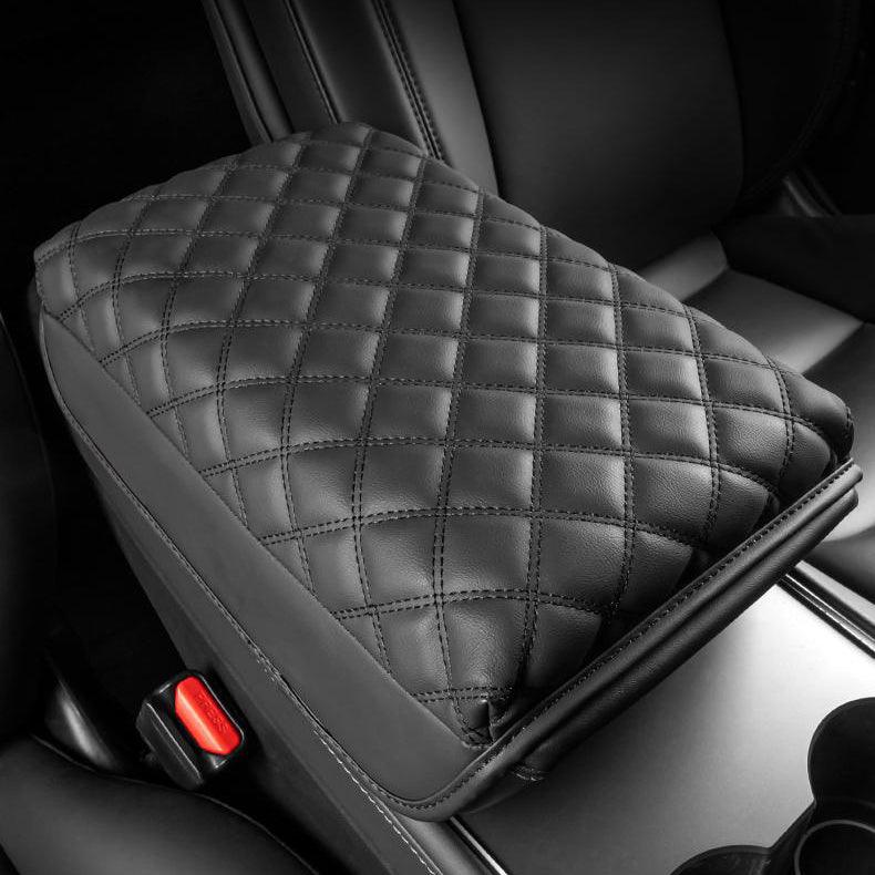 Model 3 / Y Armrest Leather Cover Soft Material Improves Comfort For Long Distances for Tesla(2017 - 2024) - acetesla
