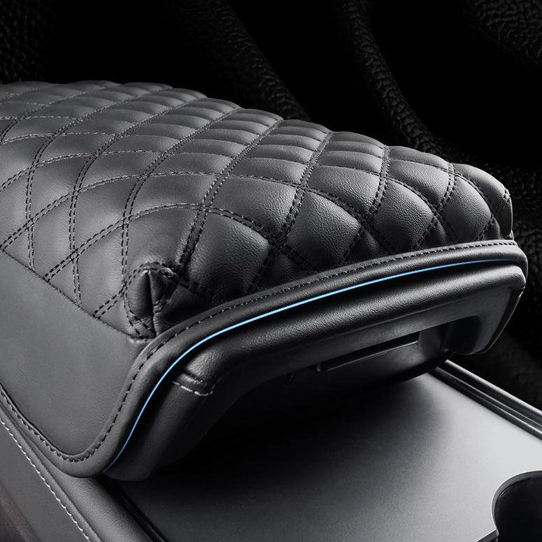 Model 3 / Y Armrest Leather Cover Soft Material Improves Comfort For Long Distances for Tesla(2017 - 2024) - acetesla