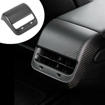 Model 3 / Y Backseat Air Vent Cap Cover - Carbon Fiber Interior Mods