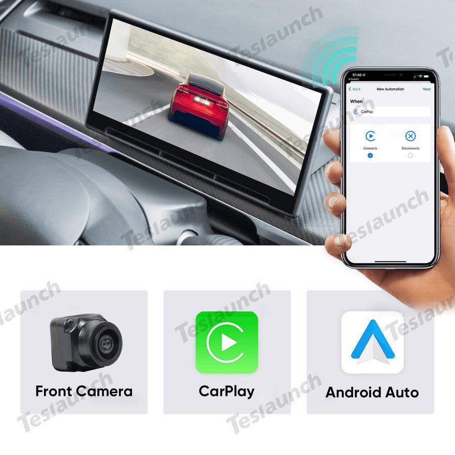 Model 3/Y F9 9 Inches Touch Screen Carplay/Android Auto Smart Dashboard - acetesla