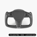 Model 3/Y Full Carbon Fiber Yoke Steering Wheel - acetesla