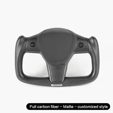 Model 3/Y Full Carbon Fiber Yoke Steering Wheel - acetesla