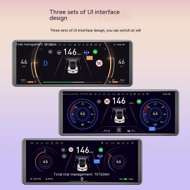 Model 3/Y H6 6.86'' Screen Instrument Cluster Mini Display for Tesla