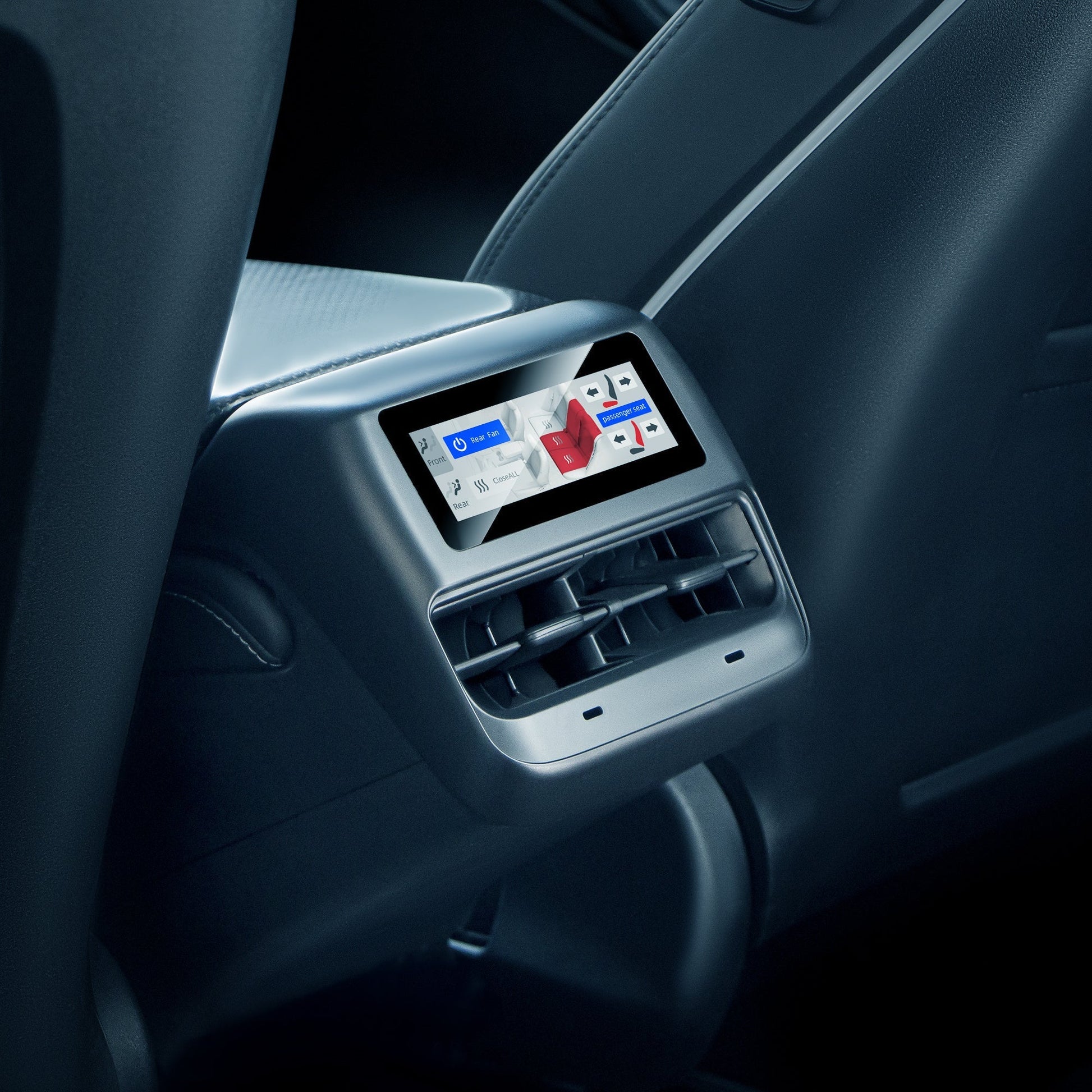 Model 3/Y Rear Climate & Music Control Screen - acetesla