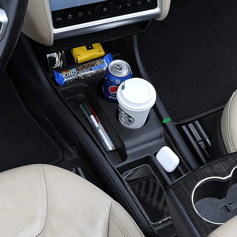 Model S Center Console Organizer Storage Box, Cup Holder Container for Tesla(2012 - 2015) - acetesla