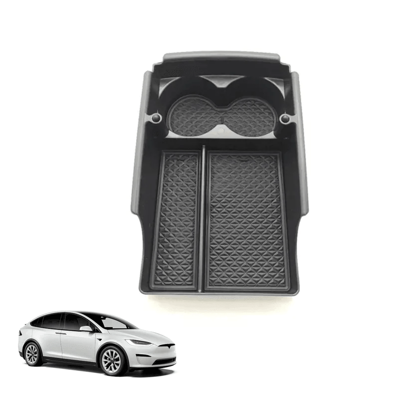 Model X/S Center Console Organizer with Cup Holder for Tesla(2016 - 2020) - acetesla