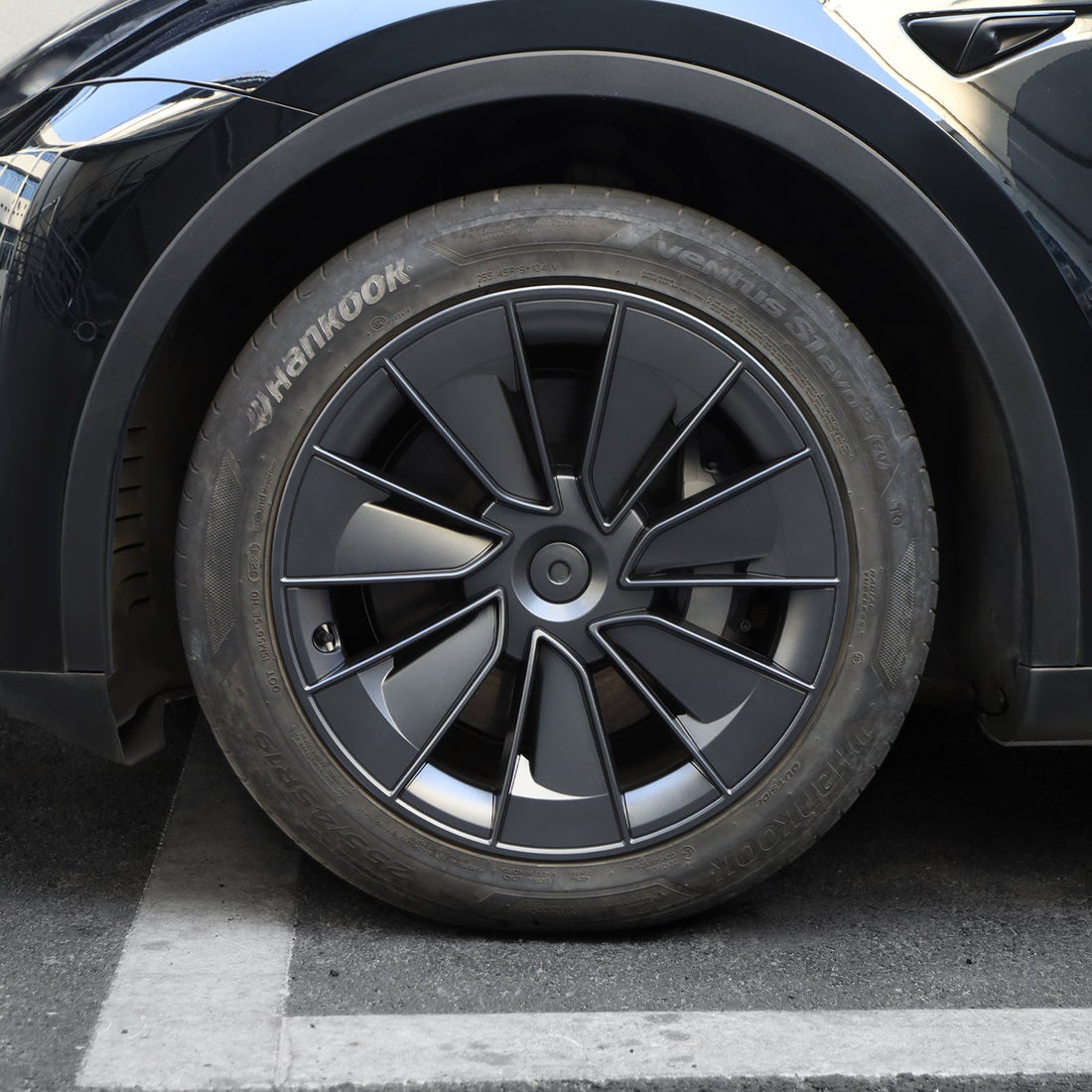 Model Y 19" Gemini Wheel Hubcaps (Set of 4) for Tesla Model Y - Inspired by Model 3 Highland Performance 20'' Forged Wheels - acetesla