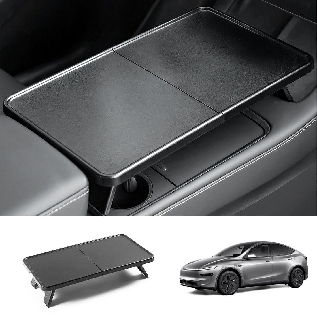 Multi - functional Foldable Desk – Center Console Mount for Tesla Model Y Juniper 2025+ - acetesla